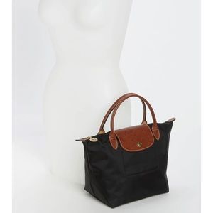 Longchamp mini tote, black